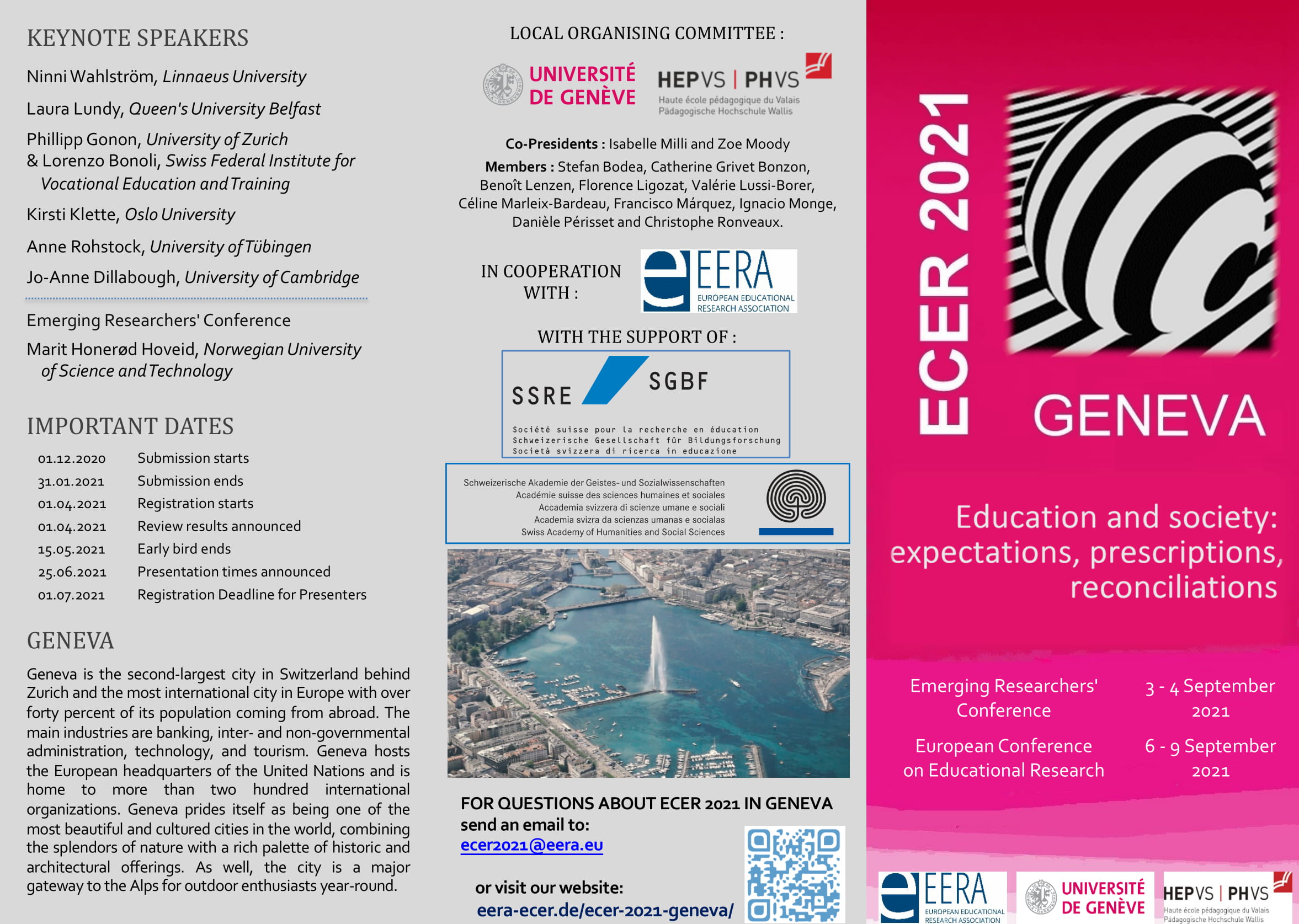 ECER 2021 Flyer